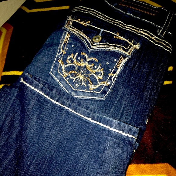 Dark blue bootcuts - Picture 1 of 6